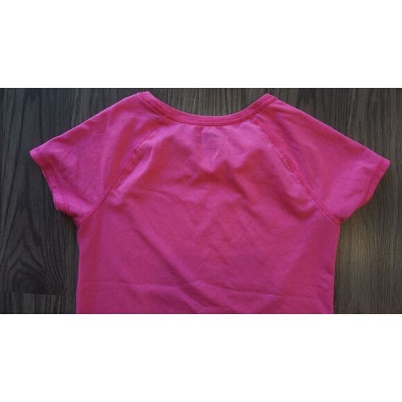 Old Navy Girl's Neon Pink Active Performance Short-Sleeve Tee - Size XL (14) - Picture 8 of 11